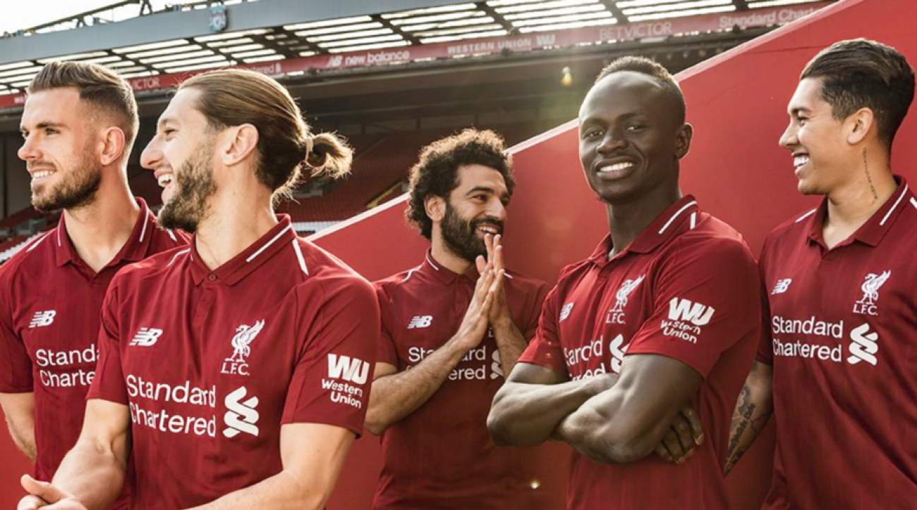 Liverpool będzie nosił nowe koszulki w lidze